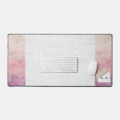 Aangepaste naam Mauve Burgundy Heather Dusk  Bureaumat (Keyboard & Muis)