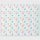 Aangepaste naam Maya kinder verjaardagscrap Cadeaupapier (Vlak)