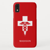 Aangepaste naam Medische Professionele telefoonkwe Case-Mate iPhone Case (Achterkant)