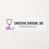 Aangepaste naam | Medische stethoscoop | Doctor Nu Yogamat (Voorkant (horizontaal))