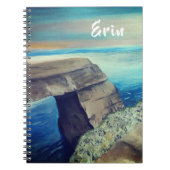 Aangepaste naam mediterraan landschap notitieboek (Voorkant)