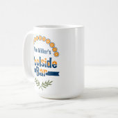 Aangepaste naam Mediterranean Citrus Club Poolside Koffiemok (Voorkant links)