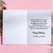 Aangepaste Naam Meisje Zeemeermin Verjaardag Kaart