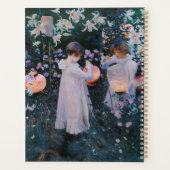 Aangepaste Naam Meisjes  Kunst Gouden Monogram 202 Planner (Achterkant)