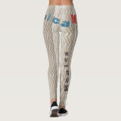 Aangepaste Naam Meisjes Leggings (Achterkant)