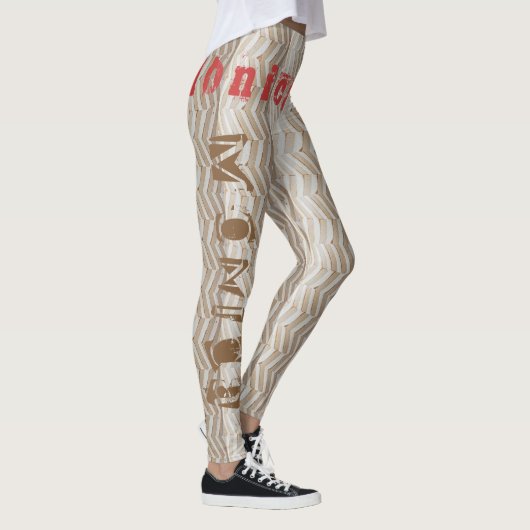 Aangepaste Naam Meisjes Leggings (Rechts)