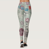Aangepaste Naam Meisjes Leggings (Achterkant)