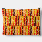 Aangepaste naam Melissa Retro Strepen en Harten Etui (Achterkant)