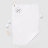 Aangepaste naam merklogo stijlvolle golfhanddoek o (Insitu)