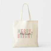 Aangepaste Naam Merry and Bright Tas voor docent (Voorkant)