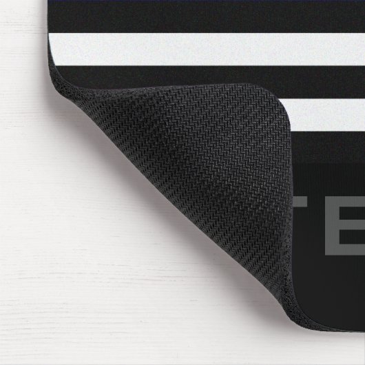 Aangepaste naam met blauwe lijnvlag muismat (Hoek)