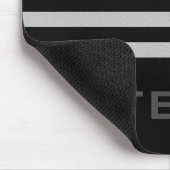 Aangepaste naam met blauwe lijnvlag muismat (Hoek)