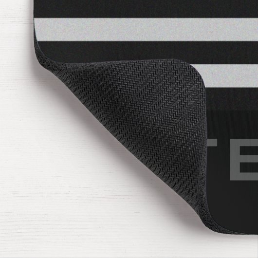 Aangepaste naam met blauwe lijnvlag muismat (Hoek)