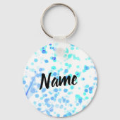 Aangepaste naam met BLESSED Inspirerend Sleutelhanger (Achterkant)