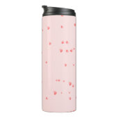 Aangepaste naam met hartthema thermische tumbler thermosbeker (Geroteerd rechts)