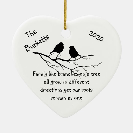 Aangepaste naam met kerstfeestelijke offerte keramisch ornament (Achterkant)