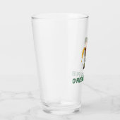 Aangepaste naam met Leprechaun bierglas Glas (Rechts)