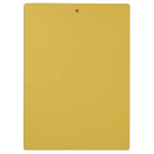 Aangepaste naam met monogram M goud professioneel Klembord (Achterkant)