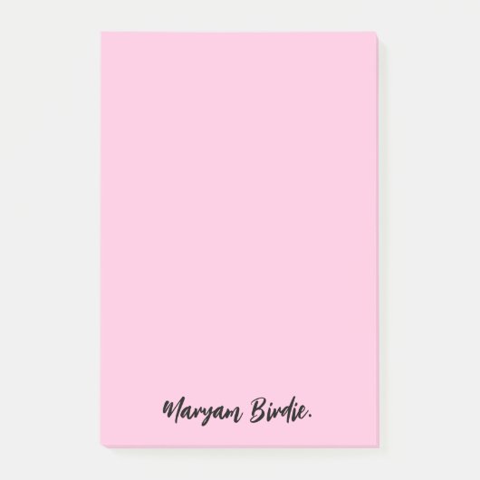 Aangepaste naam met plakkerig effect post-it® notes (Voorkant)