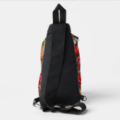 Aangepaste naam Mexicaans eten Sling Bag (Achterkant)
