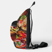 Aangepaste naam Mexicaans eten Sling Bag (Rechts)