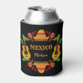 Aangepaste naam Mexico Blikjeskoeler (Blikje Voorkant)
