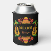 Aangepaste naam Mexico Blikjeskoeler (Blikje Achterkant)