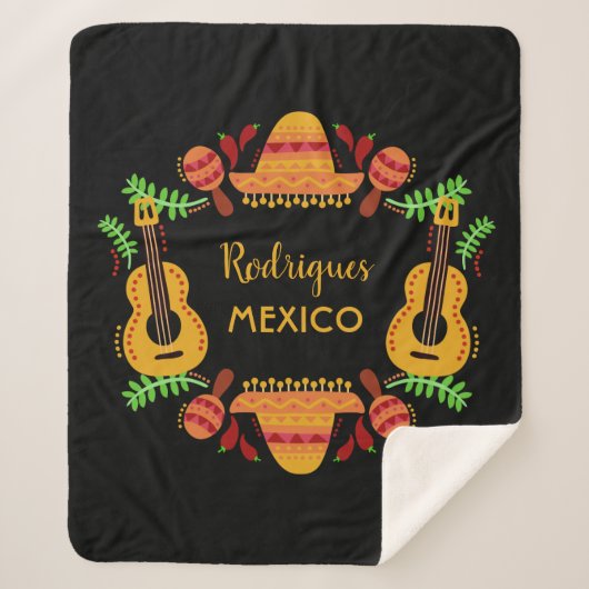 Aangepaste naam: MEXICO Illustratie: dekens (Voorkant)