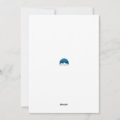 Aangepaste naam/mijlpaal getransformeerd feestdagenkaart (Achterkant)