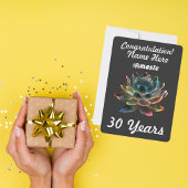 Aangepaste naam/mijlpaal NAmaste Narcotica Anoniem Feestdagenkaart