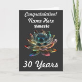 Aangepaste naam/mijlpaal NAmaste Narcotica Anoniem Kaart (Voorkant)