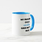 Aangepaste naam Mijn favoriete kind gaf me dit Mok (Voorkant rechts)