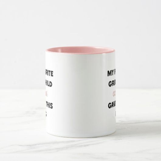 Aangepaste naam Mijn favoriete kleinkind gaf me di Mok (Midden)