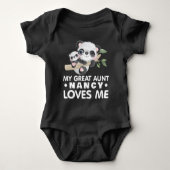 Aangepaste naam Mijn geweldige tante houdt van mij Romper (Voorkant)