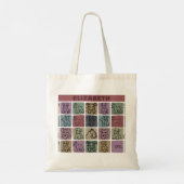 Aangepaste naam Miniature Schnauzer Retro Kunst Ca Tote Bag (Achterkant)
