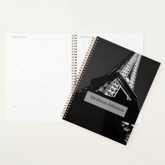 Aangepaste naam Minimaal ontwerp visitekaartje Planner (Display)