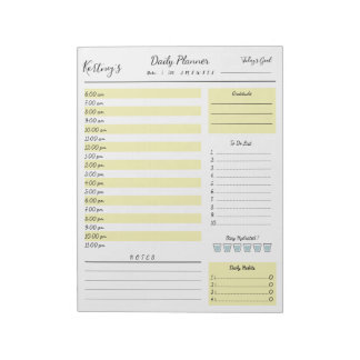 Aangepaste naam minimale dagelijkse planner-Notiti Notitieblok