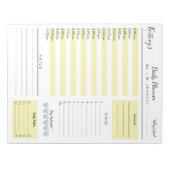 Aangepaste naam minimale dagelijkse planner-Notiti Notitieblok (Voorkant)