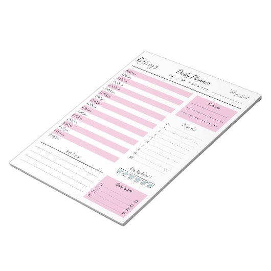 Aangepaste naam minimale dagelijkse planner-Notiti Notitieblok (Schuin)
