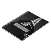 Aangepaste naam minimale visitekaartontwerp notitieboek (Linkerzijde)
