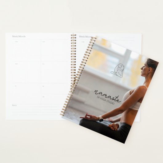Aangepaste naam Minimalist Yoga Studio Planner (Display)