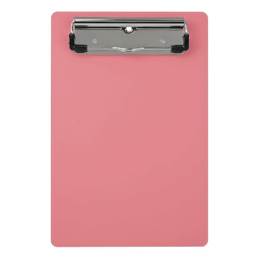 Aangepaste naam Minimalistisch één kleur Mini Klembord (Voorkant)