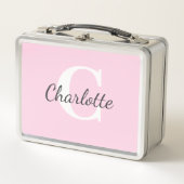 Aangepaste naam Minimalistisch monogram (Voorkant)