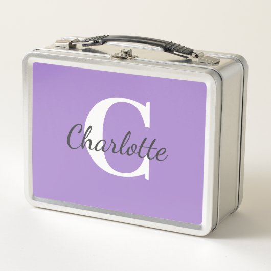 Aangepaste naam Minimalistisch monogram (Voorkant)