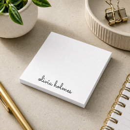 Aangepaste naam minimalistische bureaublad memo st post-it® notes