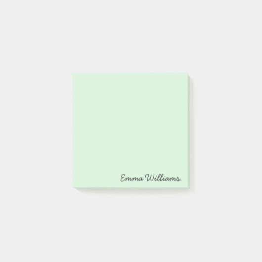 Aangepaste naam Minimalistische gepersonaliseerde Post-it® Notes (Voorkant)