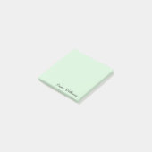 Aangepaste naam Minimalistische gepersonaliseerde Post-it® Notes (Schuin)