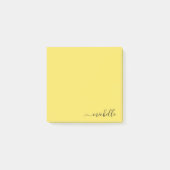 Aangepaste naam Minimalistische gepersonaliseerde  Post-it® Notes (Voorkant)
