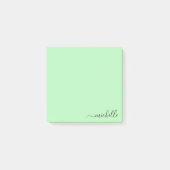 Aangepaste naam Minimalistische gepersonaliseerde Post-it® Notes (Voorkant)