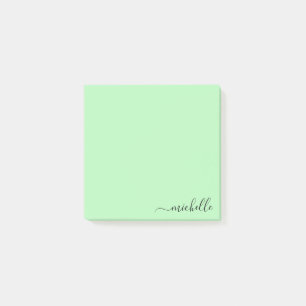 Aangepaste naam Minimalistische gepersonaliseerde  Post-it® Notes
